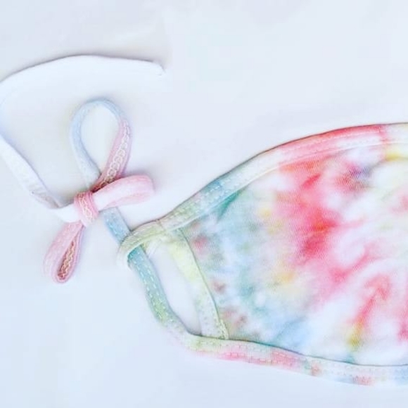 Tie-dye Cotton Reusable Face Mask - Picture 3 of 5